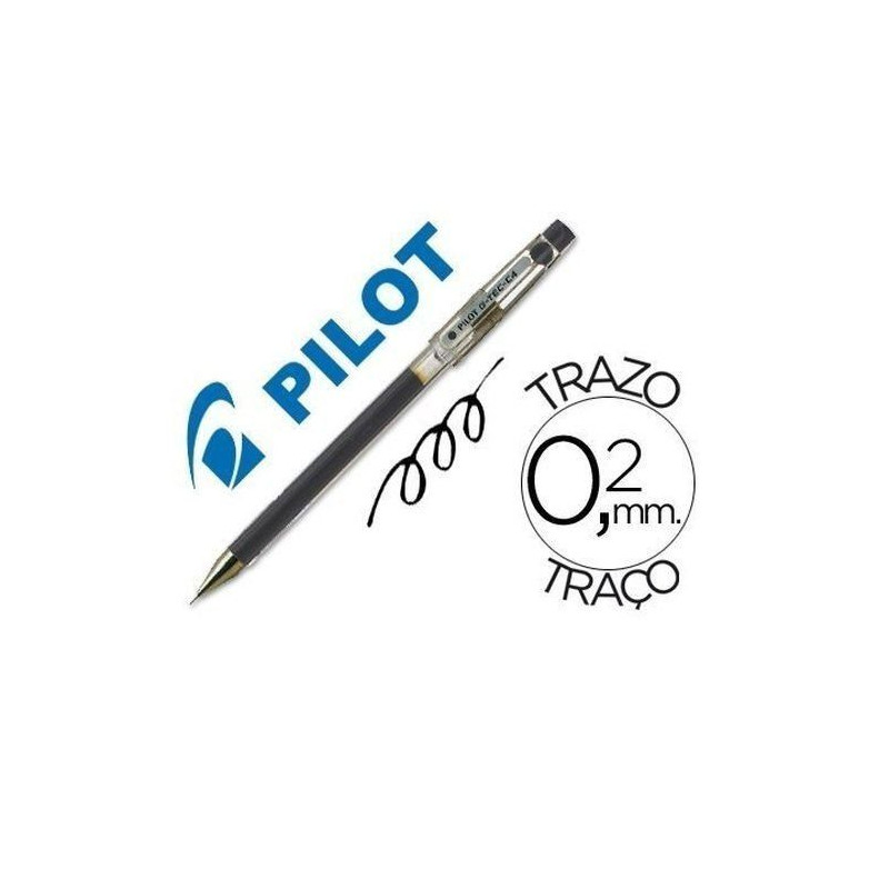 Bolígrafo PILOT G-TEC-C4 Tinta de GEL color Negro