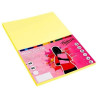 Pack 100 Hojas A4 papel 80 gr. Amarillo Claro