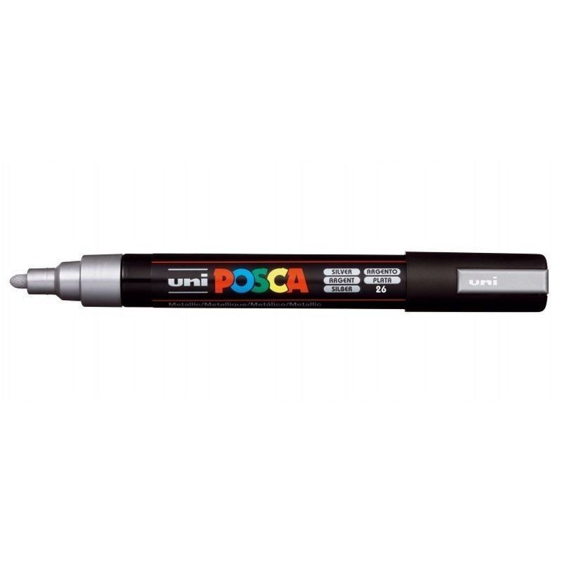 POSCA PC-5M ROTULADOR ACRILICO 1,8-2,5 mm (26) PLATA