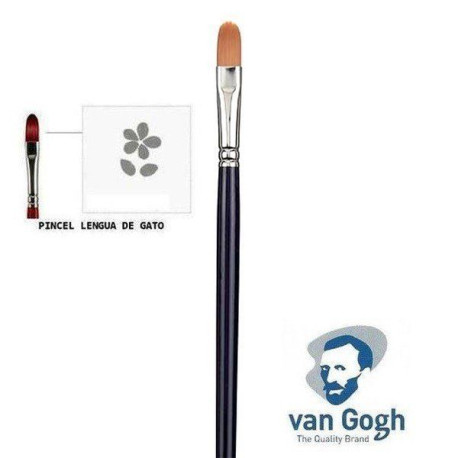 Pincel Corto V. Gogh Toray Lengua de Gato Nº 0