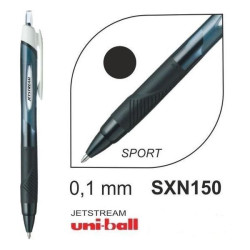 Bolígrafo Uni-Ball JETSTREAM SXN-150 Negro