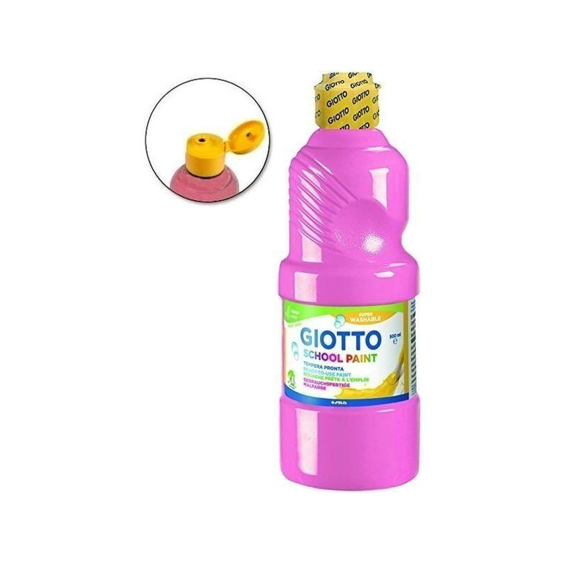 Tempera Giotto School Paint 500 ml (06) Rosa