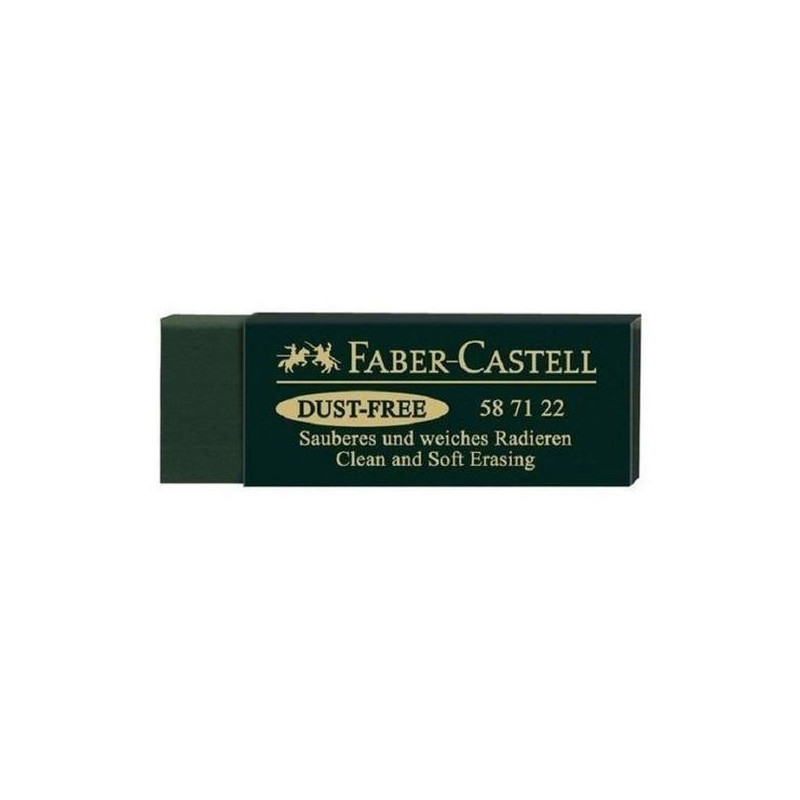 Goma de borrar FABER-CASTELL 587122 Vinilo Verde