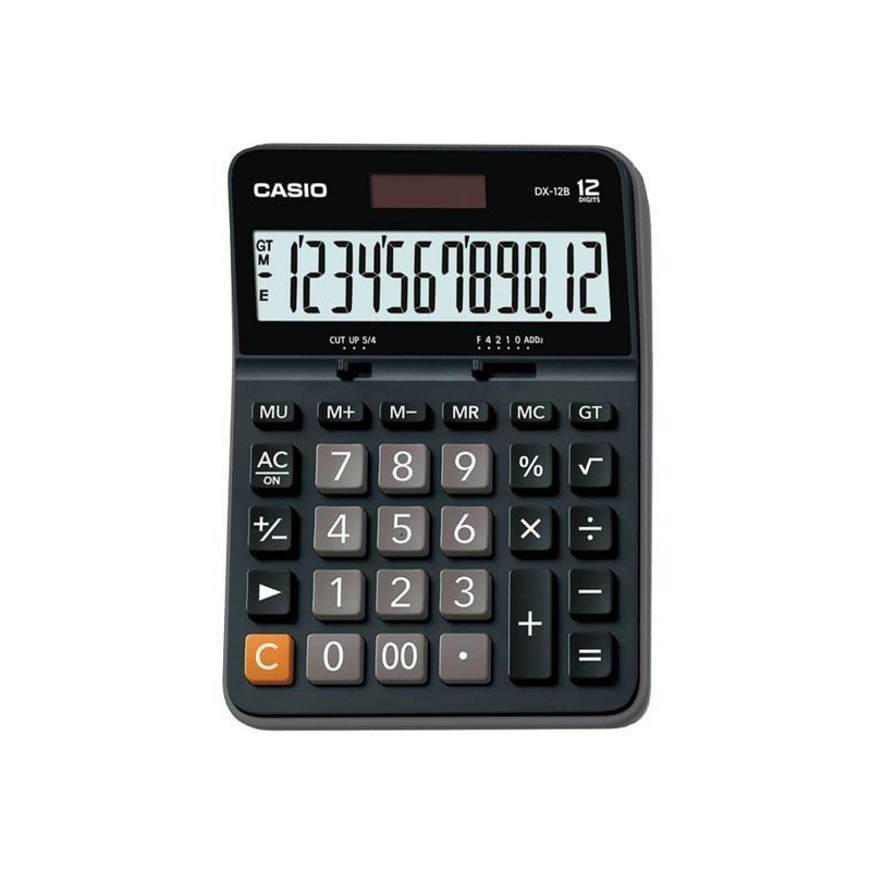 Calculadora CASIO 12 Dig. DX-12B (17,6x12,9 cm)