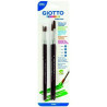 Set 4 Pinceles Giotto Pelo de Pony S/400 Nº 3, 4, 5 y 8