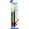 Set 4 Pinceles Giotto Pelo de Cerda S/577 Nº 0, 2, 4 y 6