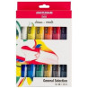 Set pintura Acrílica Amsterdam 12 tubos de 20 ml