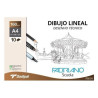 LAMINA DIBUJO LINEAL 160 gr. SOBRE 10 Hj. A4 LISO