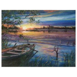 PINTAR POR NÚMEROS ACRILICO 8250 ATARDECER EN ALBUFERA