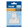 PACK 3 GOMAS PARA AFILABORRA MILAN CAPSULE