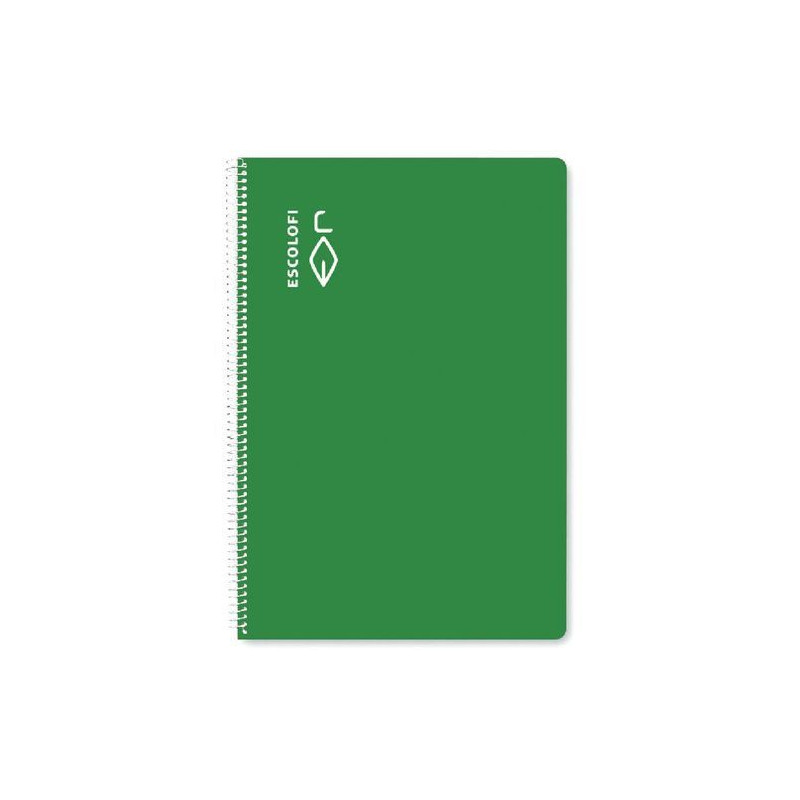 CUADERNO ESCOLOFI 50 Hj. CUARTO LISO VERDE