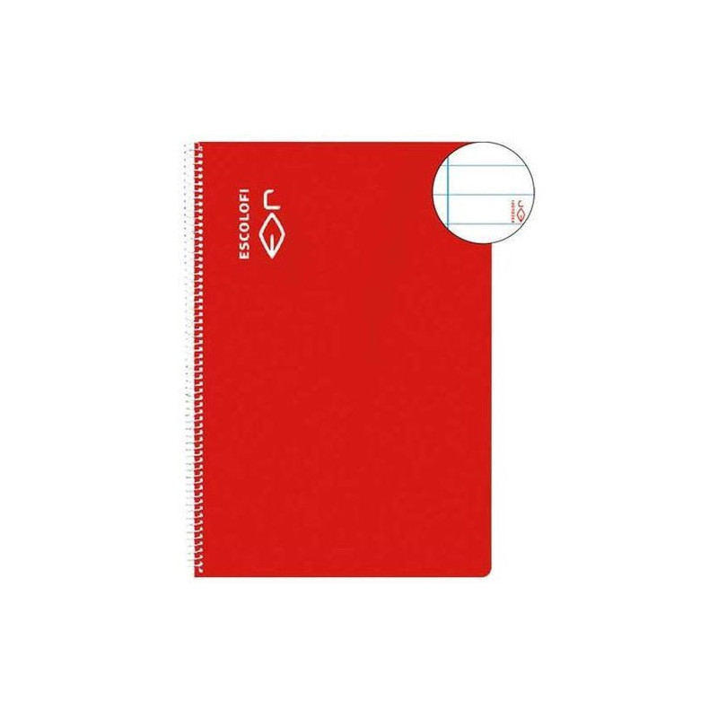 CUADERNO ESCOLOFI 50 Hj. CUARTO 1 LINEA ROJO