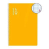 CUADERNO ESCOLOFI T/DURA 50 Hj. CUARTO CUADROS 4x4 AMARILLO