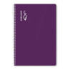 CUADERNO ESCOLOFI T/DURA 50 Hj. FOLIO LISO VIOLETA