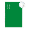 CUADERNO ESCOLOFI T/DURA 50 Hj. FOLIO CUAD. 6x6 VERDE