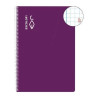 CUADERNO ESCOLOFI T/DURA 50 Hj. FOLIO CUAD. 6x6 VIOLETA