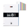 RECAMBIO A4 NOTEBOOK 8 COLORES 200 Hj. 70 gr 5x5