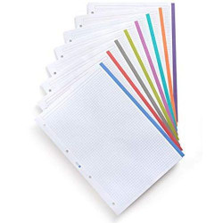 RECAMBIO A4 NOTEBOOK 8 COLORES 200 Hj. 70 gr 5x5