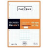 RECAMBIO A4 UNI-1 PAPYRUS 100 Hj. 90 gr 5x5 NARANJA