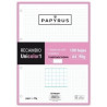 RECAMBIO A4 UNI-1 PAPYRUS 100 Hj. 90 gr 5x5 ROSA