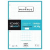 RECAMBIO A4 UNI-1 PAPYRUS 100 Hj. 90 gr 5x5 TURQUESA