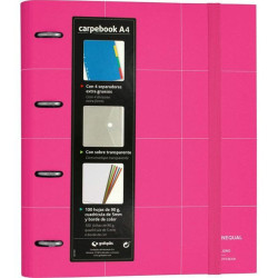 CARPEBOOK UNEQUAL 4A-35M 100 Hj.+ SEP.+SOBRE FUCSIA