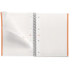 CUADERNO A4 NOTEBOOK-1 POLIPROPILENO 5x5 NARANJA