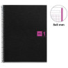 CUADERNO A4 NOTEBOOK-1 POLIPROPILENO 5x5 FUCSIA