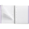 CUADERNO A4 NOTEBOOK-1 POLIPROPILENO 5x5 TURQUESA