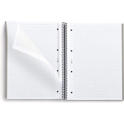 CUADERNO A4 NOTEBOOK-1 POLIPROPILENO 5x5 TURQUESA