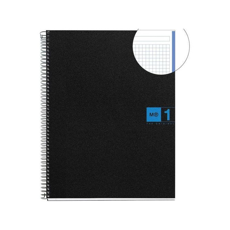 CUADERNO A4 NOTEBOOK-1 POLIPROPILENO 5x5 TURQUESA