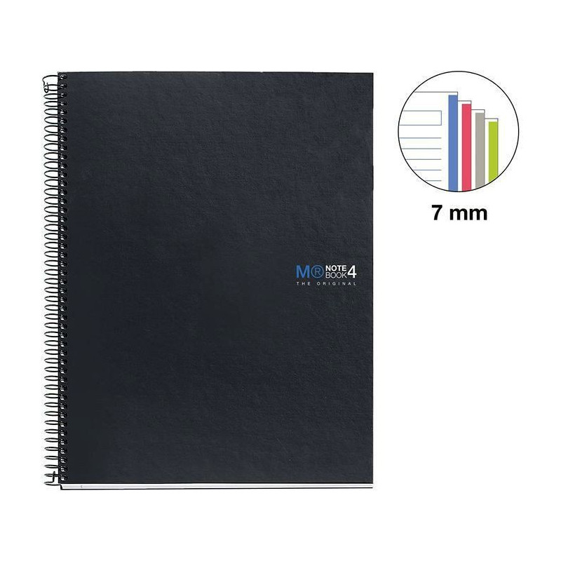 CUADERNO 160 Hj. A4 NOTEBOOK-4 GRAFITO HORIZONTAL