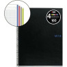 CUADERNO 160 Hj. A4 NOTEBOOK-4 GRAFITO CUADROS 5x5