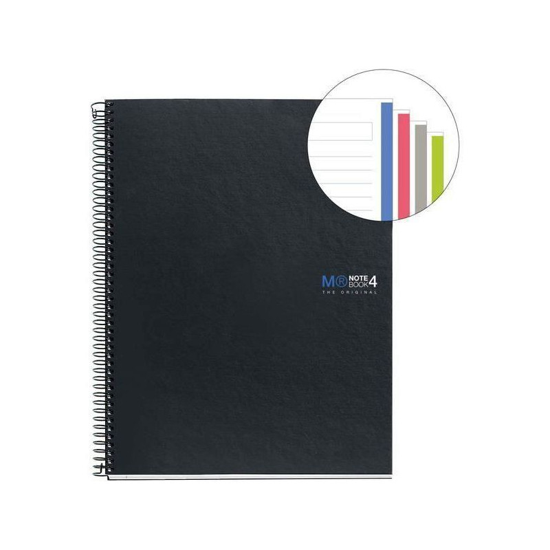 CUADERNO A5 NOTEBOOK-4 GRAFITO 160 Hj. HORIZONTAL