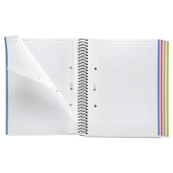 CUADERNO A5 NOTEBOOK-4 GRAFITO 160 Hj. CUADROS 5x5