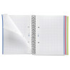 CUADERNO A5 NOTEBOOK-4 GRAFITO 160 Hj. CUADROS 5x5