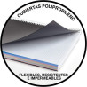 CUADERNO A4 NOTEBOOK-6 POLIPR. 150 Hj. CUADROS 5x5