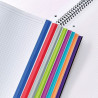 CUADERNO A4 NOTEBOOK-8 POLIPR. 200 Hj. CUADROS 5x5