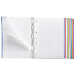 CUADERNO A4 NOTEBOOK-8 POLIPR. 200 Hj. CUADROS 5x5