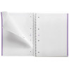 CUADERNO A4 NOTEBOOK-1 FORRADO PUNTOS LAVANDA