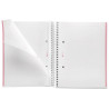 CUADERNO A5 NOTEBOOK-1 FORRADO PUNTOS ROSA