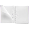 CUADERNO A5 NOTEBOOK-1 FORRADO PUNTOS LAVANDA