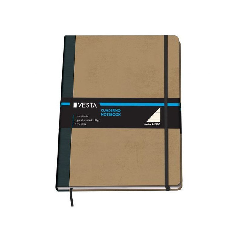 CUADERNO CARTONE A4 VESTA NATURE 1LINEA