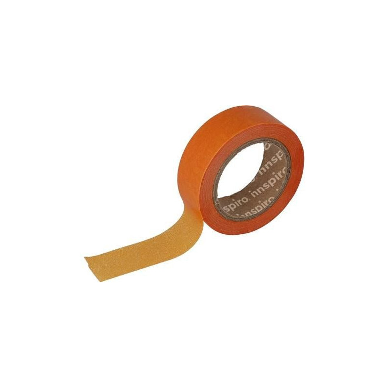 Washi Tape de papel 15 mm x 10 m Naranja