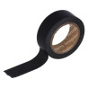 WASHI TAPE CINTA PAPEL 15 mm x 10 m NEGRO