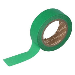 WASHI TAPE PAPEL 15 mm x 10 m (17424) HIERBA