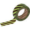 WASHI TAPE PAPEL 15mm x10m (17439) VERDE/MARRON