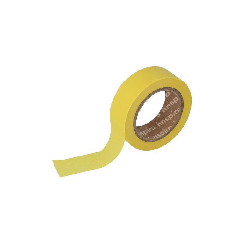 WASHI TAPE PAPEL 15 mm x 10 m (17426) AMARILLO