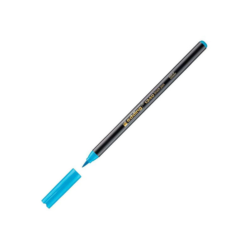 ROTUL. PINCEL EDDING 1340-85 BRUSHPEN AZUL CELESTE