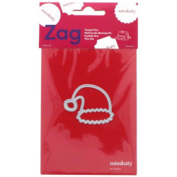 Troquel Fino Compatible ZAG MISSKUTY 41174 Gorro Papa Noel